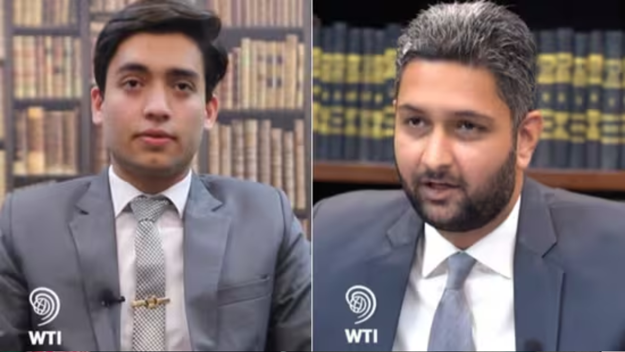 The video of the mock interview has sparked outrage