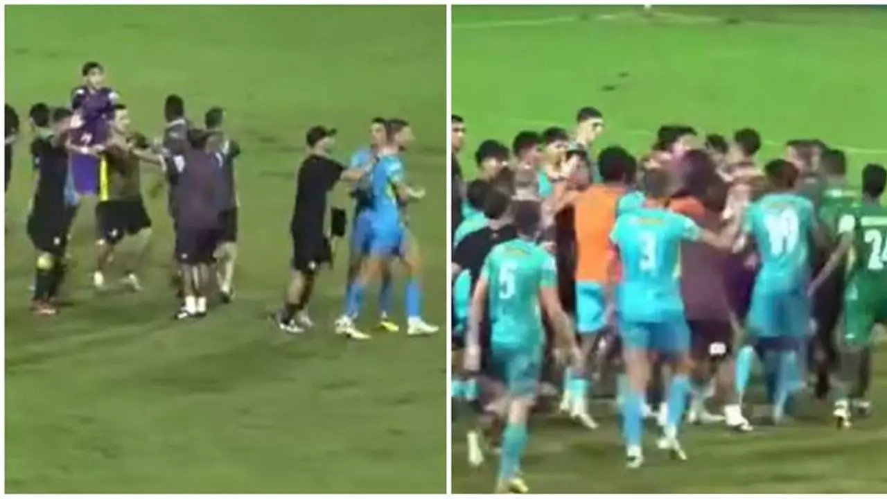 Indian Football Shocker Chennaiyin FC Involved In Ugly Fight Against Argentina Club