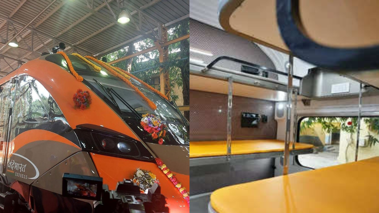 Vande Bharat Sleeper Coach Prototype Unveiled