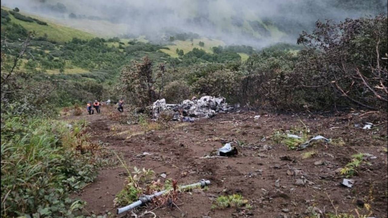 The aircraft was found close to the location where it went off the radar, the ministry said.