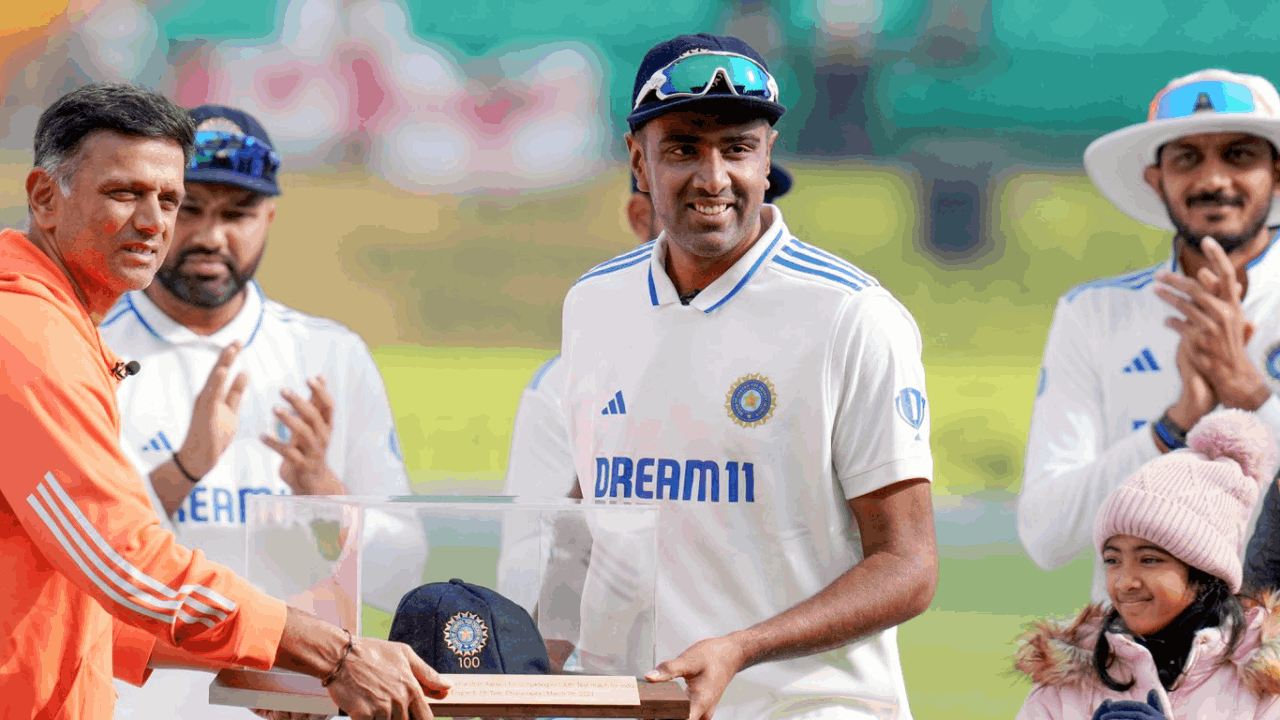 R ashwin 100th test captains (1)