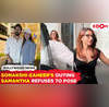 Sonakshi Sinha and Zaheer Iqbal are seen posing for paparazzi  Samantha Ruth Prabhu quickly gets into her car