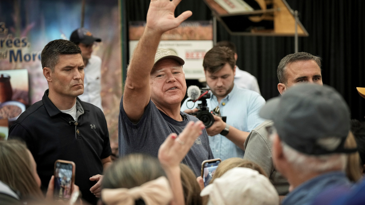 Tim Walz at Minnesota State Fair