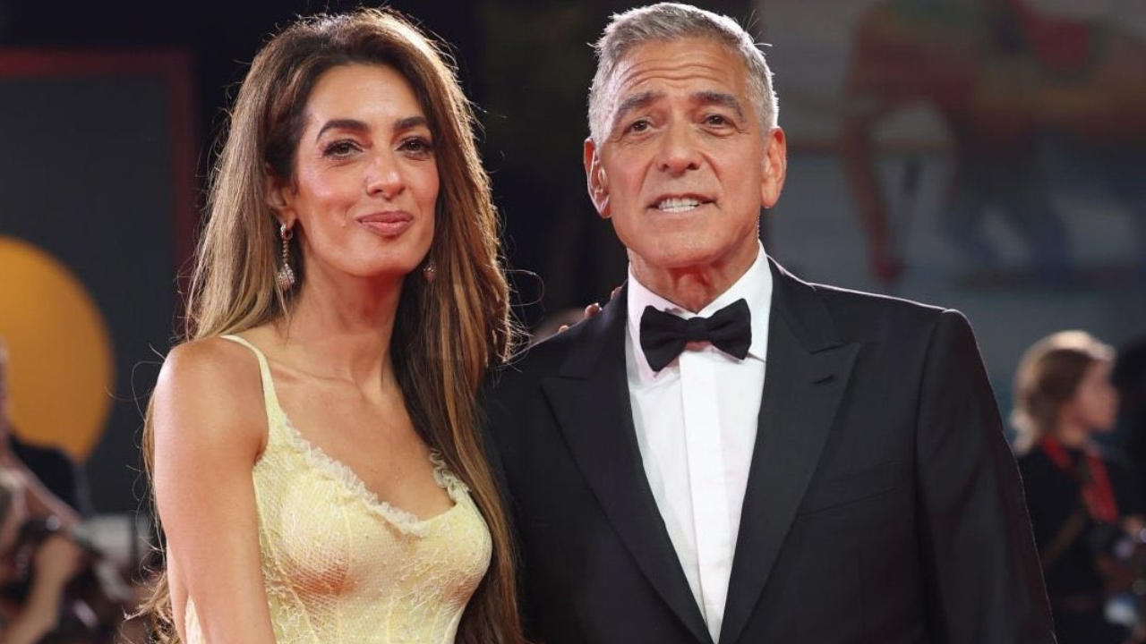 Amal Clooney's stunning butter yellow gown at the Venice Film Festival 2024