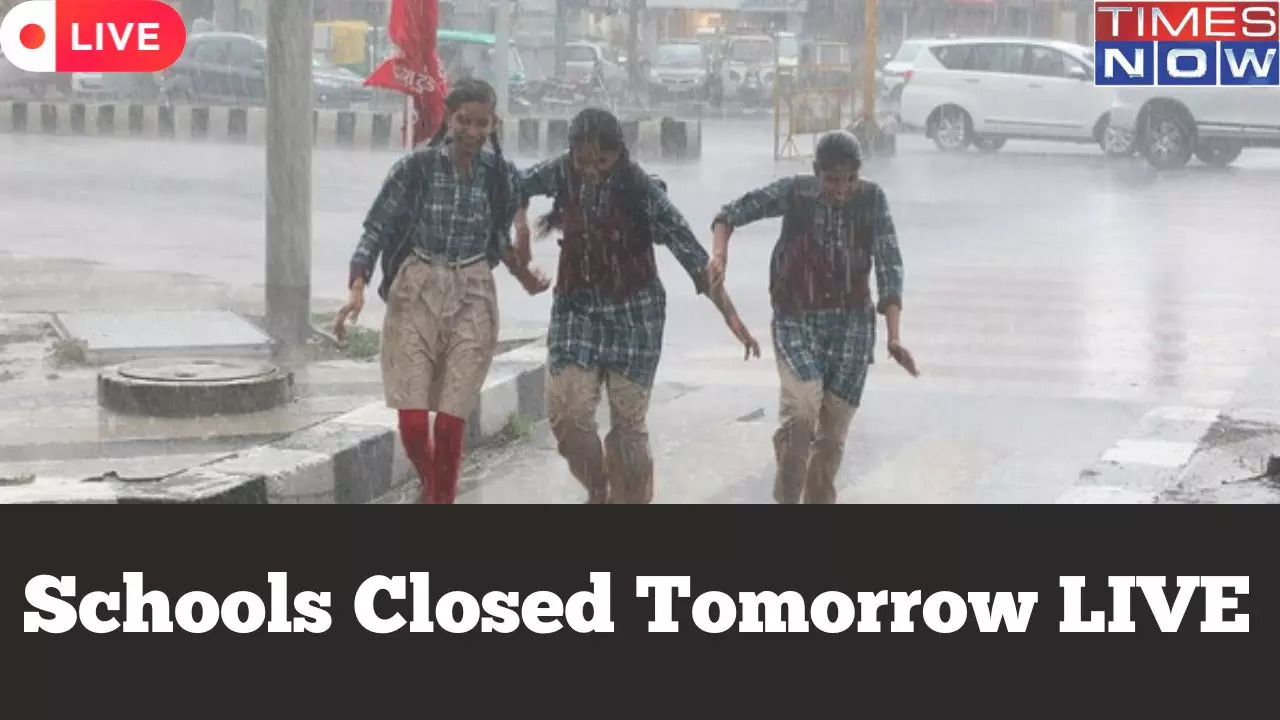 School Holiday Today LIVE Schools in Chennai Hyderabad Likely To Remain Closed Tomorrow as Heavy Rains Lash Cities IMD Alert Issued