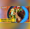 Braised lamb  tomato salad recipe