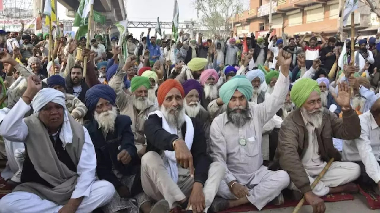 Punjab Kisan Union march