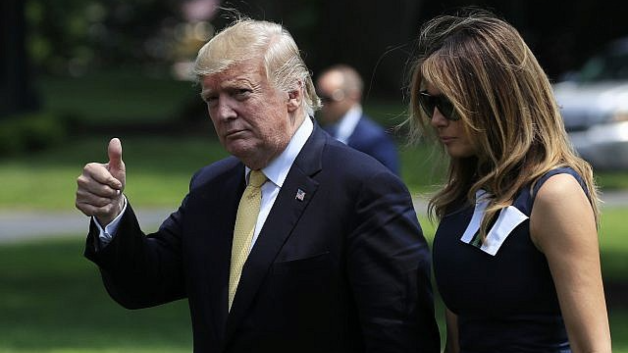 Donald Trump With Melania