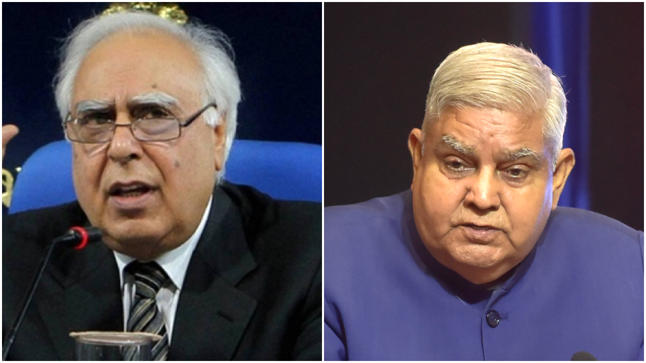 Kapil Sibal and Jagdeep Dhankhar