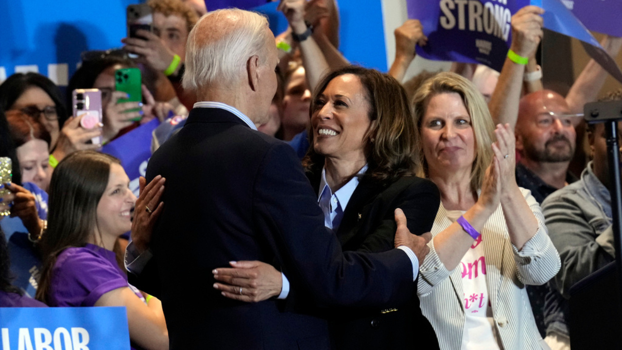 Biden and Kamala Harris 