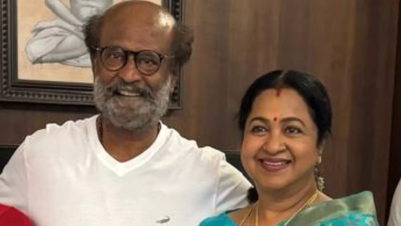 Rajinikanth and Radikaa Sarathkumar