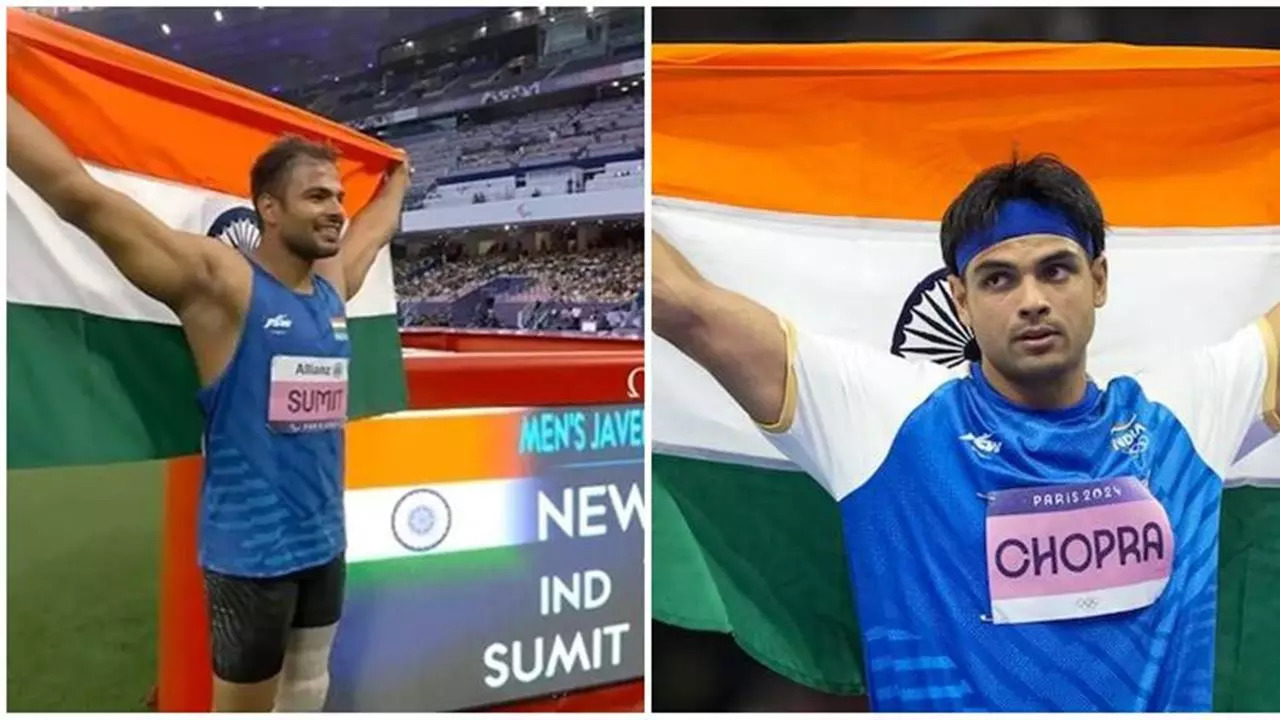 Sumit Antil Vs Neeraj Chopra Javelin Throw