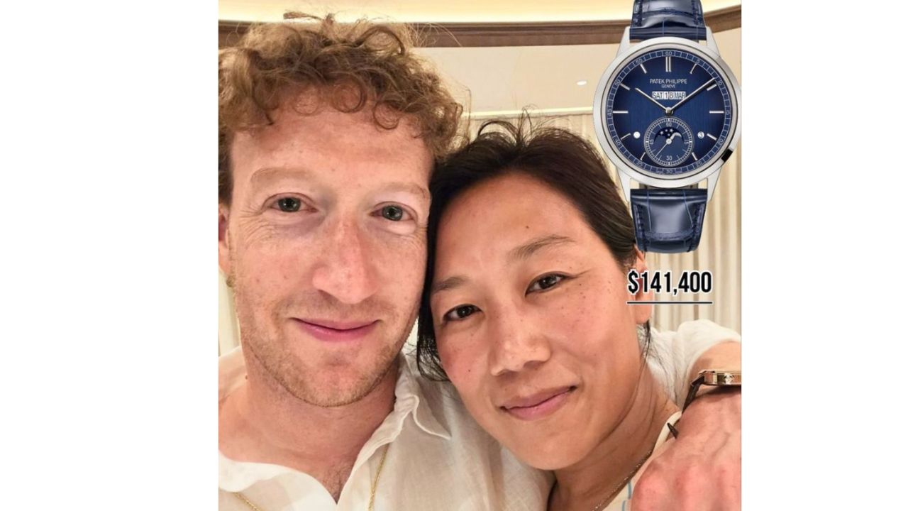 Mark Zuckerberg with his wife Priscilla Chan