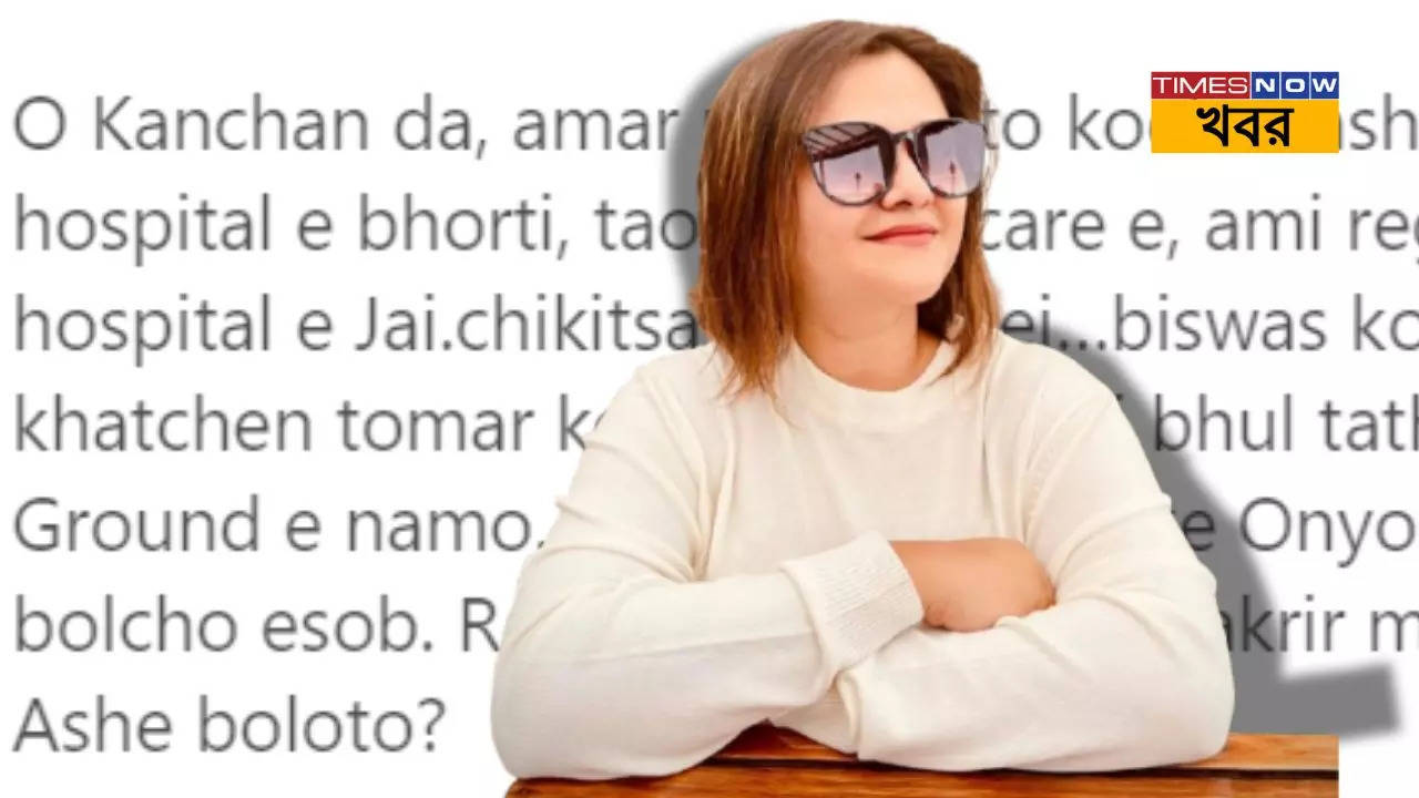 get down to the ground.' kaneenica banerjee s mother hospitalized actress post a writeup against  kanchan mullick controversial comment on rg kar protest