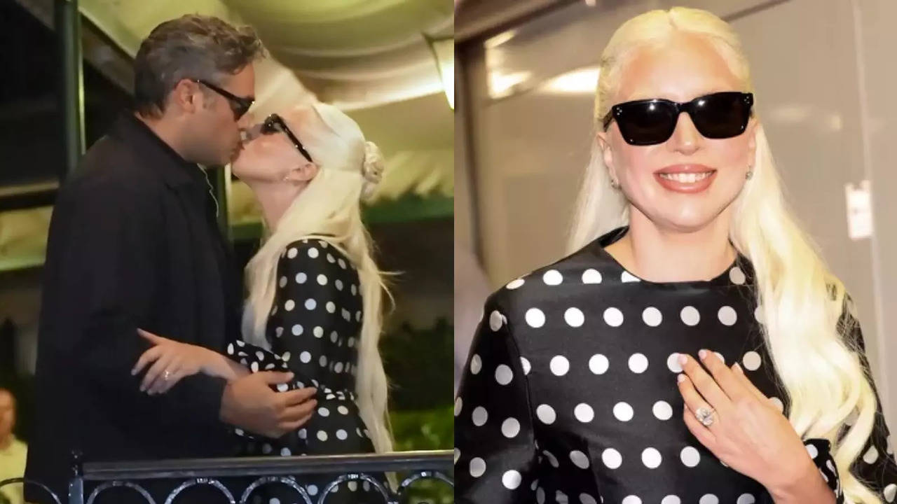 Lady Gaga Flaunts Diamond Ring As She Attends Venice Film Festival With Beau Michael Polansky