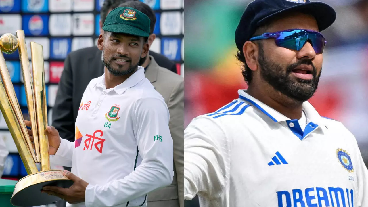 Bangladesh Captain Copies Famous Rohit Sharma Act After Historic Pakistan Triumph