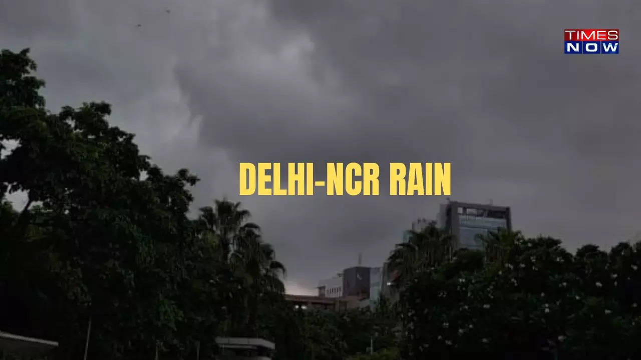 rain lashes parts of delhi, noida, and gurugram; streets flooded, traffic disrupted