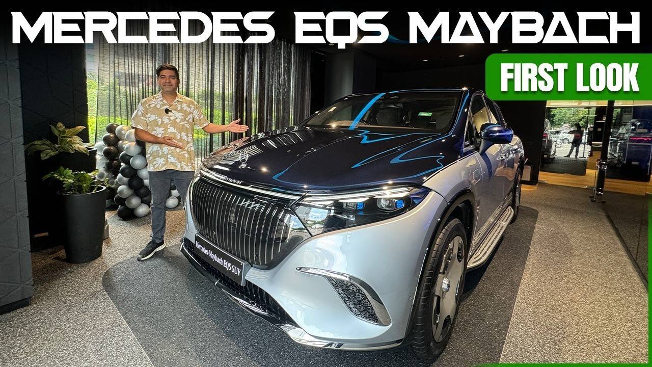 mercedes maybach eqs 680 suv review | range 611 km, 0-100 in 4.4 sec & more | times drive green