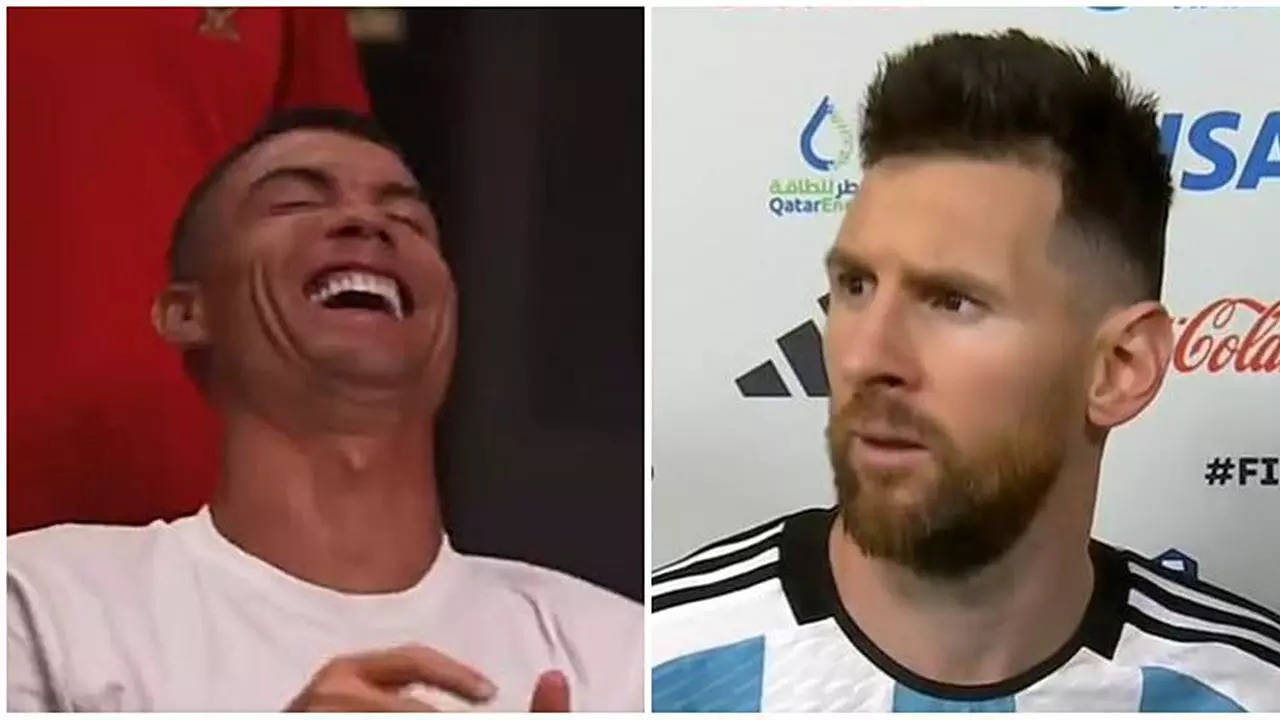 Cristiano Ronaldo Imitated Lionel Messi