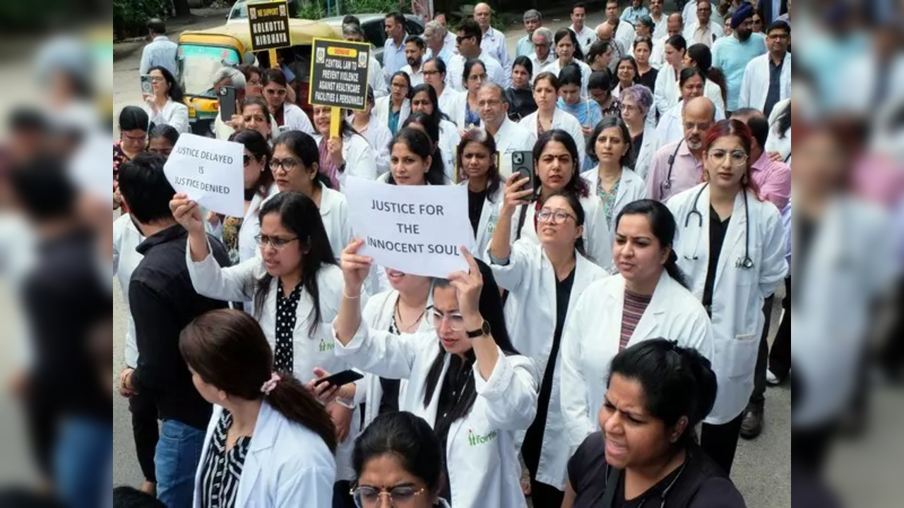 Resident Doctors hit the road with anger and deep sorrow