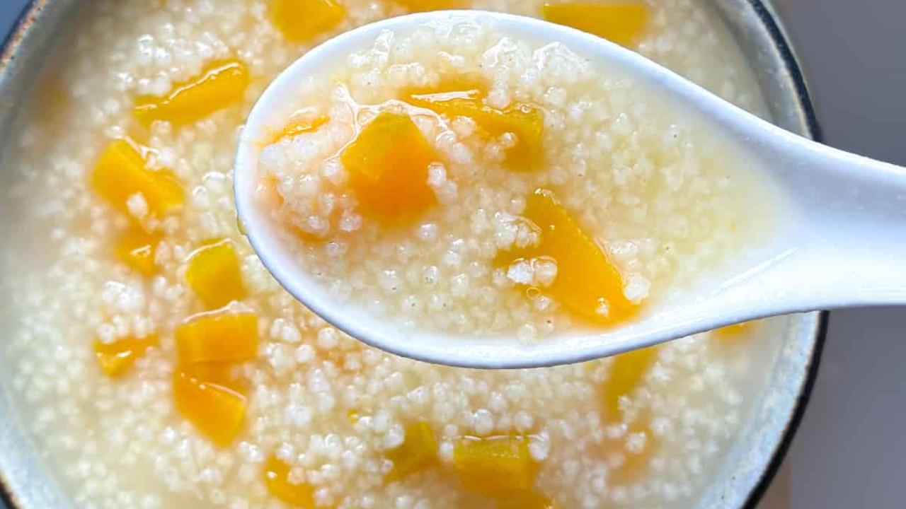 Millet Congee For Breakfast- A Comforting Chinese Soupy Bowl For A Hearty Start To The Day