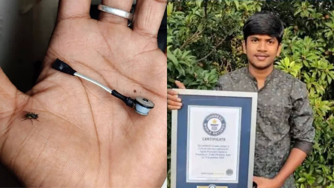 world’s smallest vacuum cleaner built by indian student