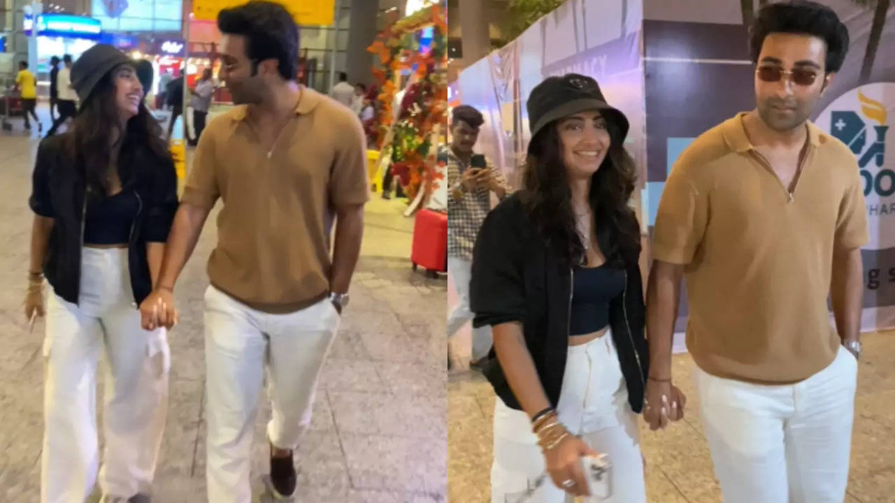 Aadar Jain, Alekha Advani Hold Hands As They Return To Mumbai After Dreamy Proposal In Maldives