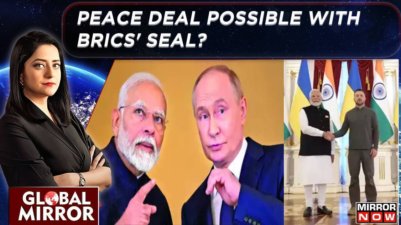 After PM Modi's 'Hugplomacy', Zelenskyy, Putin Back India; Vishwaguru To Stop WWIII? | Global Mirror