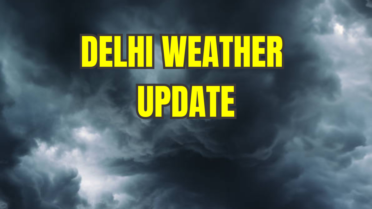 delhi rains: delhiites welcome morning with dark clouds and gloomy weather, imd issues yellow alert for the day