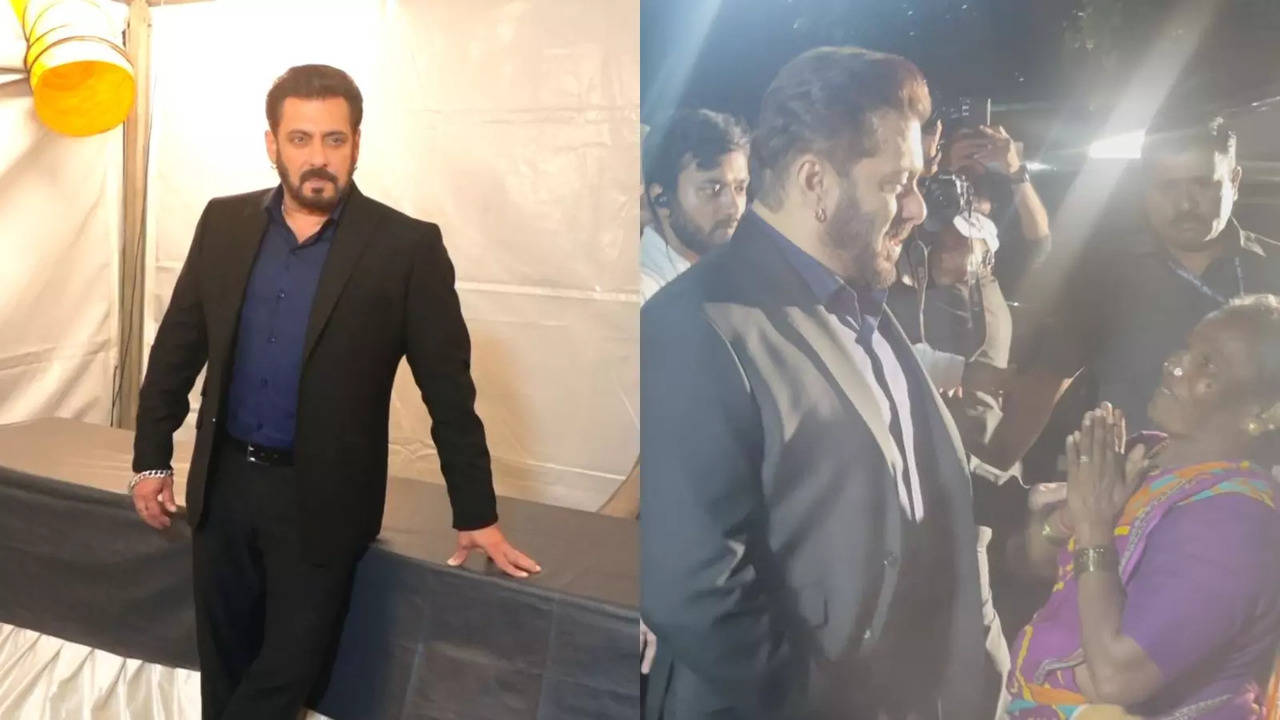 Salman Khan Is All Smiles As He Adorably Interacts With Elderly Woman, Fans Go 'He Is Winning Hearts Since 1989'