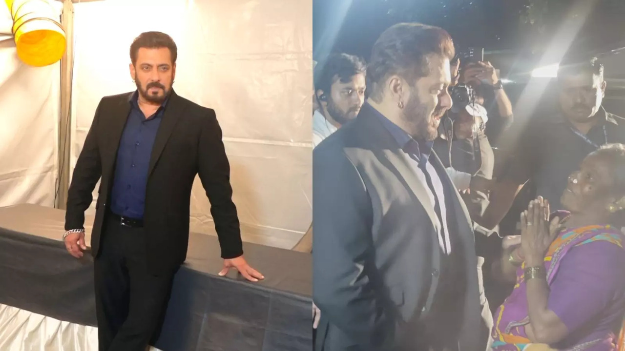 Salman Khan Is All Smiles As He Adorably Interacts With Elderly Woman, Fans Go 'He Is Winning Hearts Since 1989'