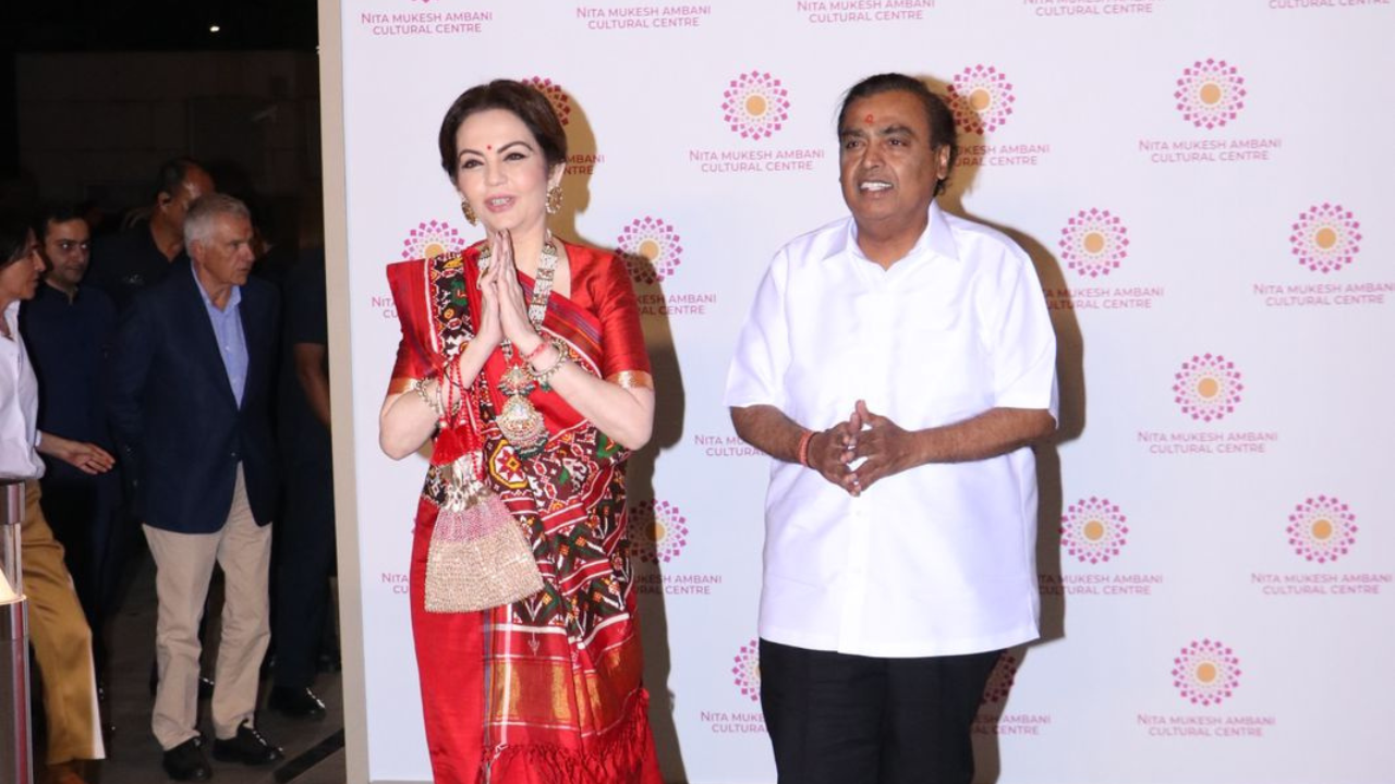 Nita Ambani's patola saree at NMACC