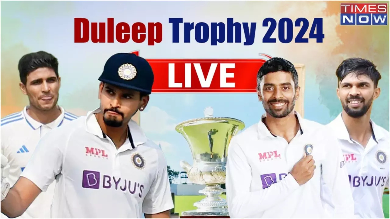 Duleep Trophy 2024 Highlights IND A vs IND B IND C vs IND D India A Trail By 187 vs India B India D Lead By 202 runs vs India C