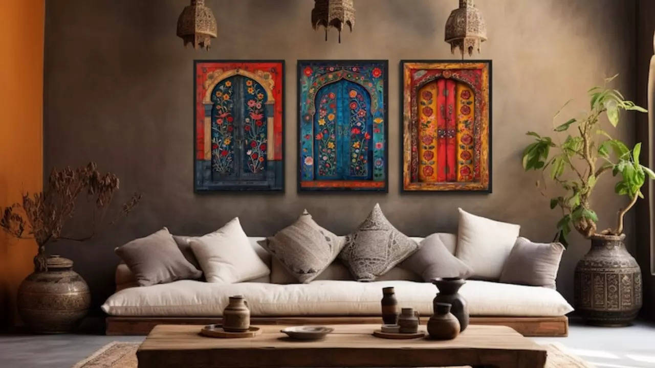 10 diy wall art decor ideas for indian living rooms