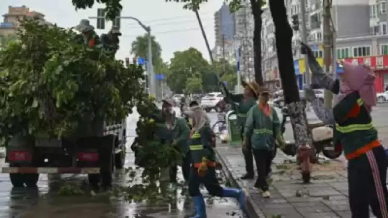 Typhoon Yagi makes landfall in China (AP Photo)