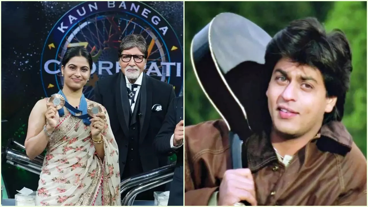 KBC 16: Amitabh Bachchan Gets Offended As Manu Bhaker Praises Shah Rukh Khan For His On-Screen Romance