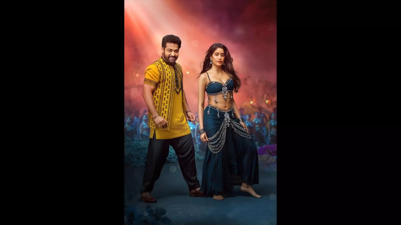 NTR and Janhvi Kapoor in Devara