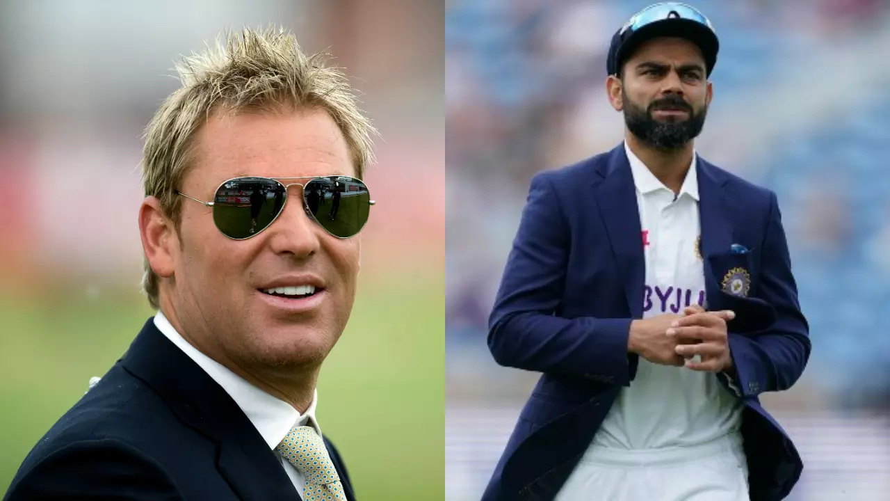 Shane Warne Virat Kohli