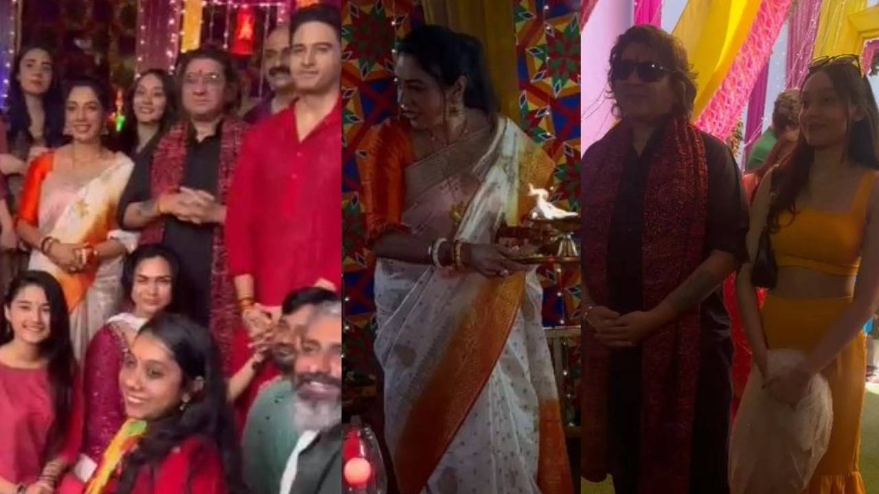 Ganesh Chaturthi 2024: Rajan Shahi, Rupali Ganguly And Others Welcome Bappa On Anupamaa's Set - Watch