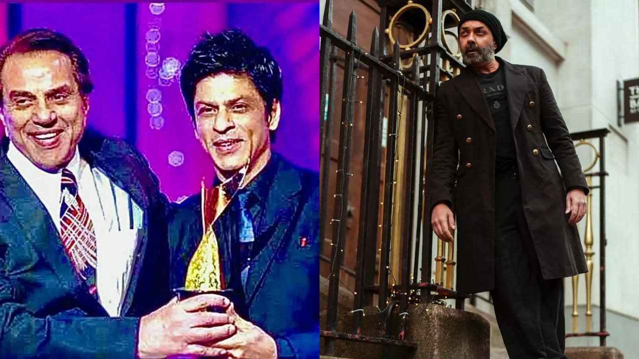 Dharmendra Drops Throwback Pic With 'Beta' Shah Rukh Khan From An Award Function. Bobby Deol REACTS