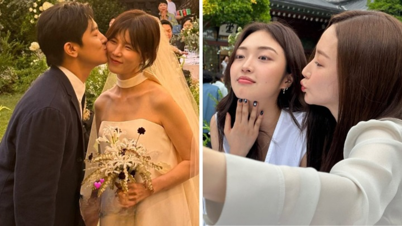 K-drama Stars Gong Min-Jeung And Jang Jae-Ho Tie The Knot, Marry My Husband Cast Reunites At Dreamy Wedding