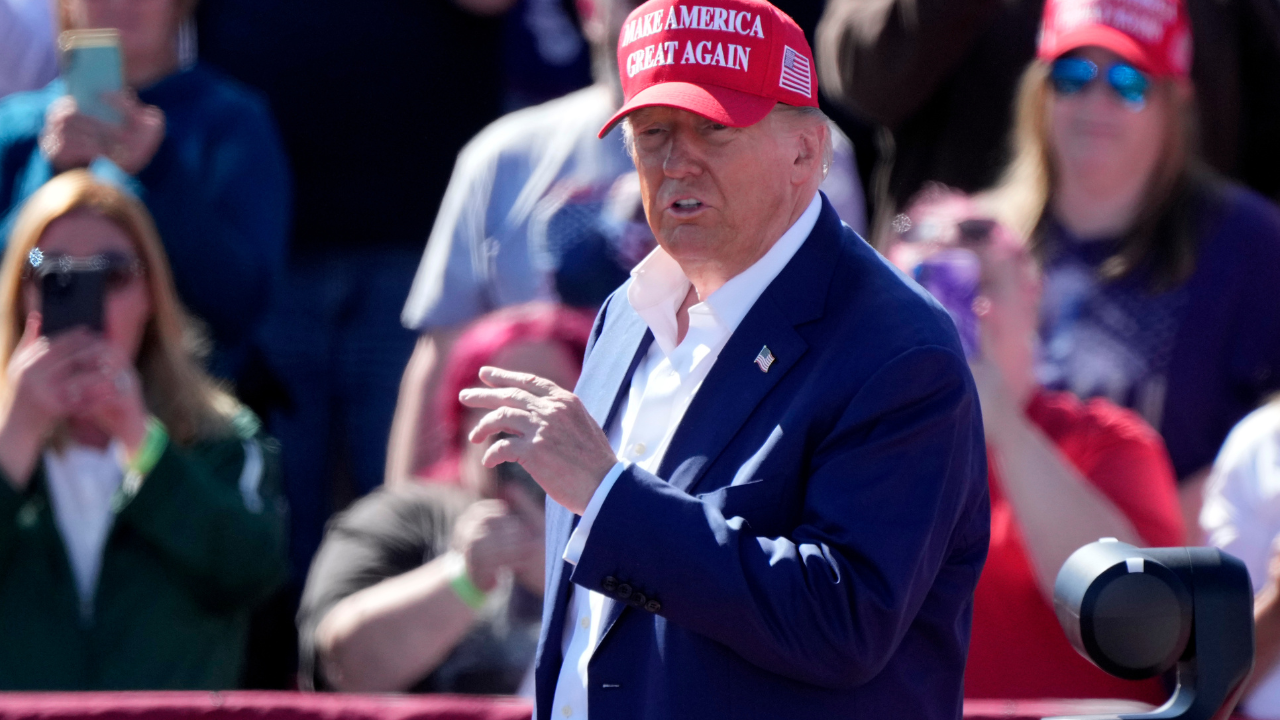 Former President Donald Trump in Wisconsin