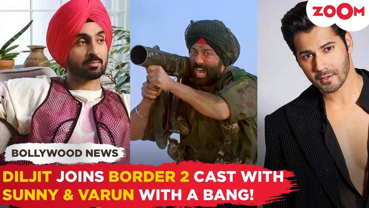 Diljit Dosanjh JOINS Sunny Deol and Varun Dhawan in Border 2, shares INTENSE announcement video