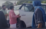 Yahi Dekhna Baki Tha Akhilesh Yadav Shares Viral Video Of BJP Workers Pushing Constable Into SUV