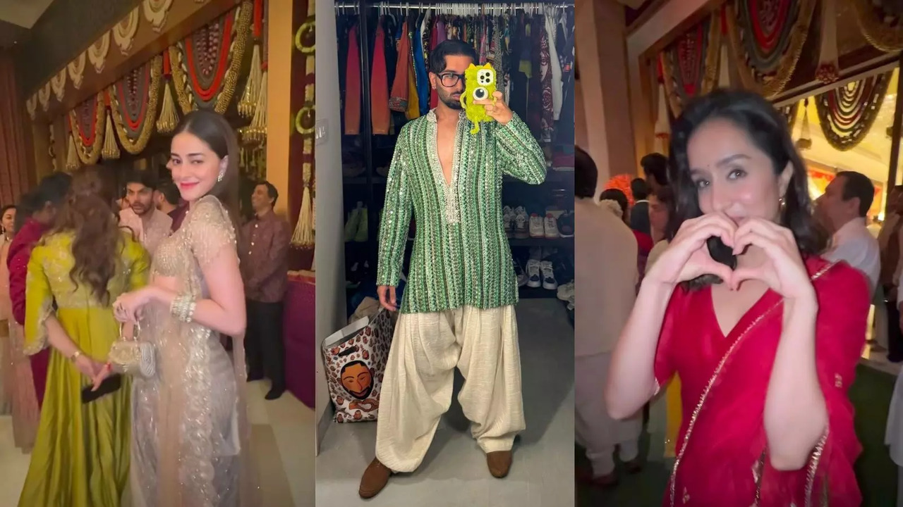 Orry Shares Inside Glimpses From Ambani Ganeshotsav Ft Shraddha, Arjun, Ananya And More. Celebs React | WATCH