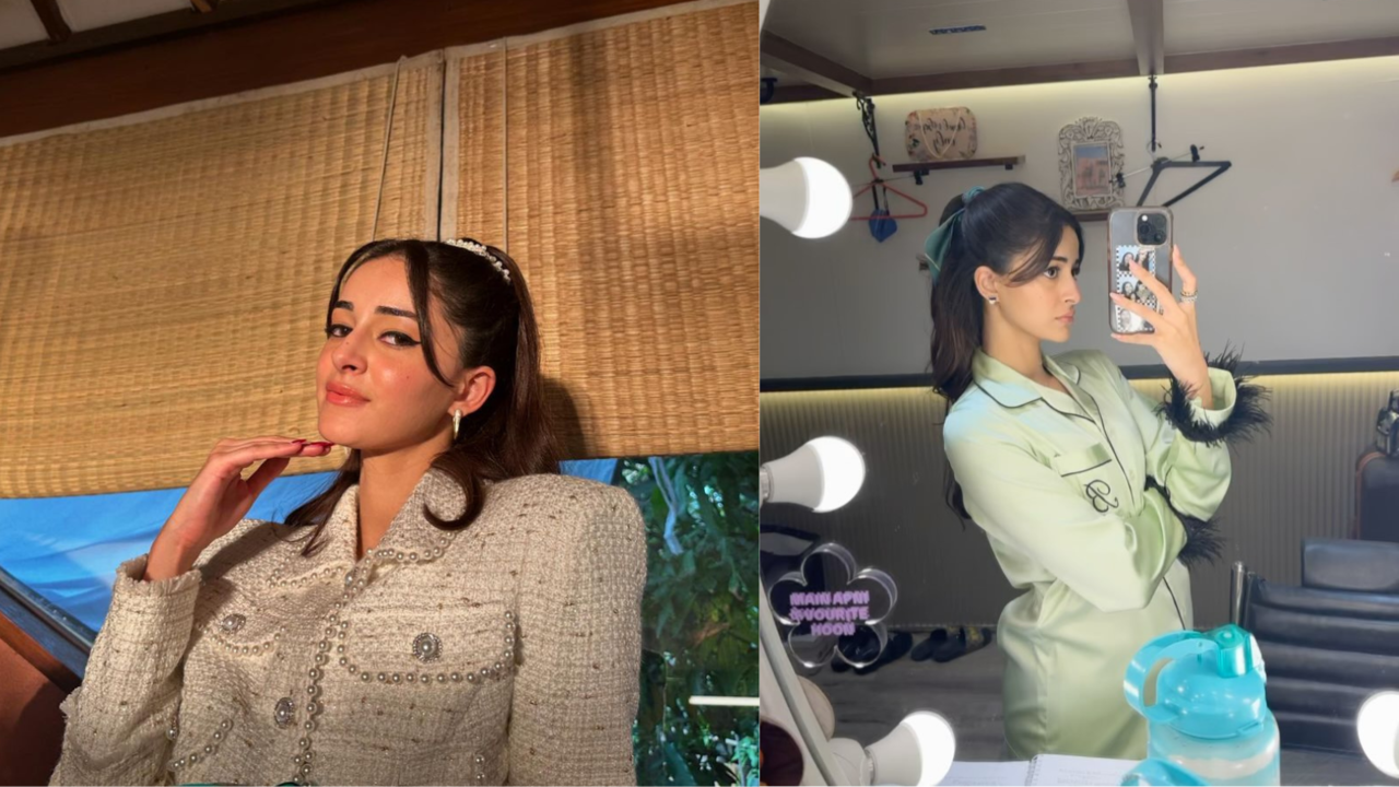 Ananya Panday Drops BTS Pics From Call Me Bae Set, Reveals Falling On Day 1 Of Shoot. Don't Miss Cute Phone Cover