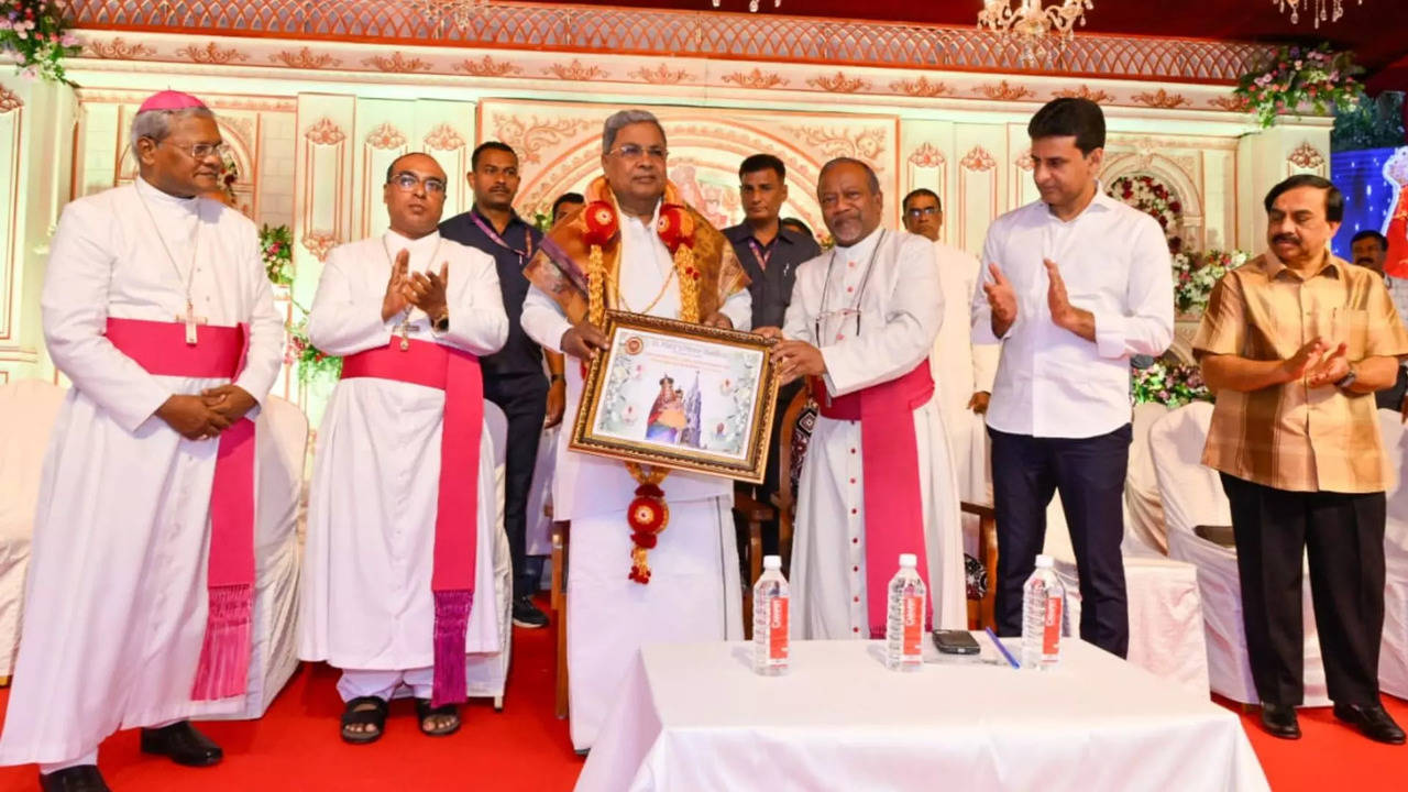 cm siddaramaiah announced 5 crore for st marys basilica church bengaluru