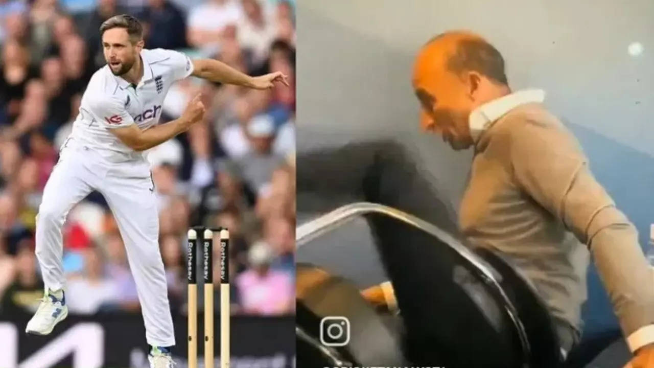 Nasser Hussain Hilariously Falls Off Chair As Chris Woakes Turns Spinner In England vs Sri Lanka Test: Video