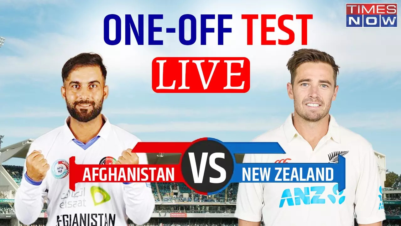 Afghanistan vs New Zealand Test HIGHLIGHTS Day 1 Called Off Due To Wet Outfield