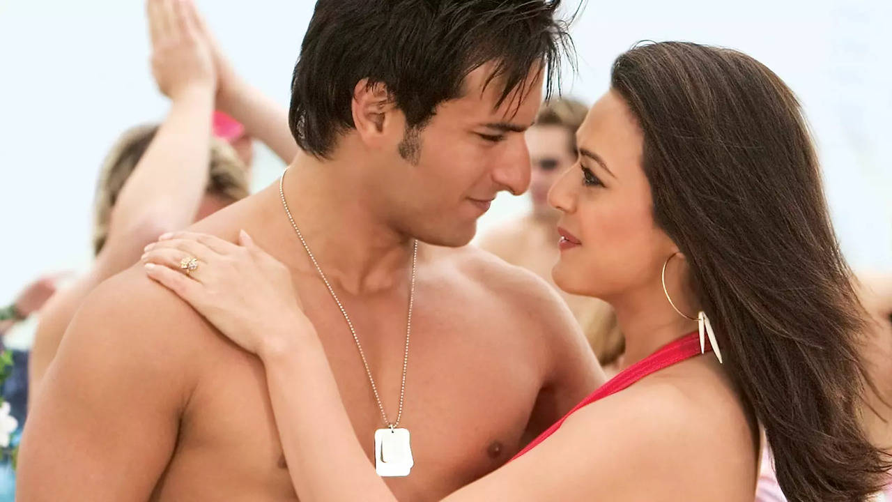 Saif Ali Khan and Preity Zinta in Salaam Namaste.